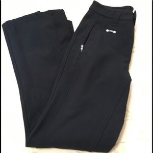 Solid Black Ski Pants